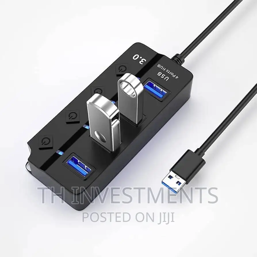 4ports USB 3.0 Hub Splitter.