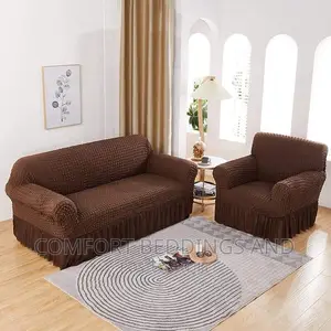 Sofa Covers 3:1 Coffee Brown