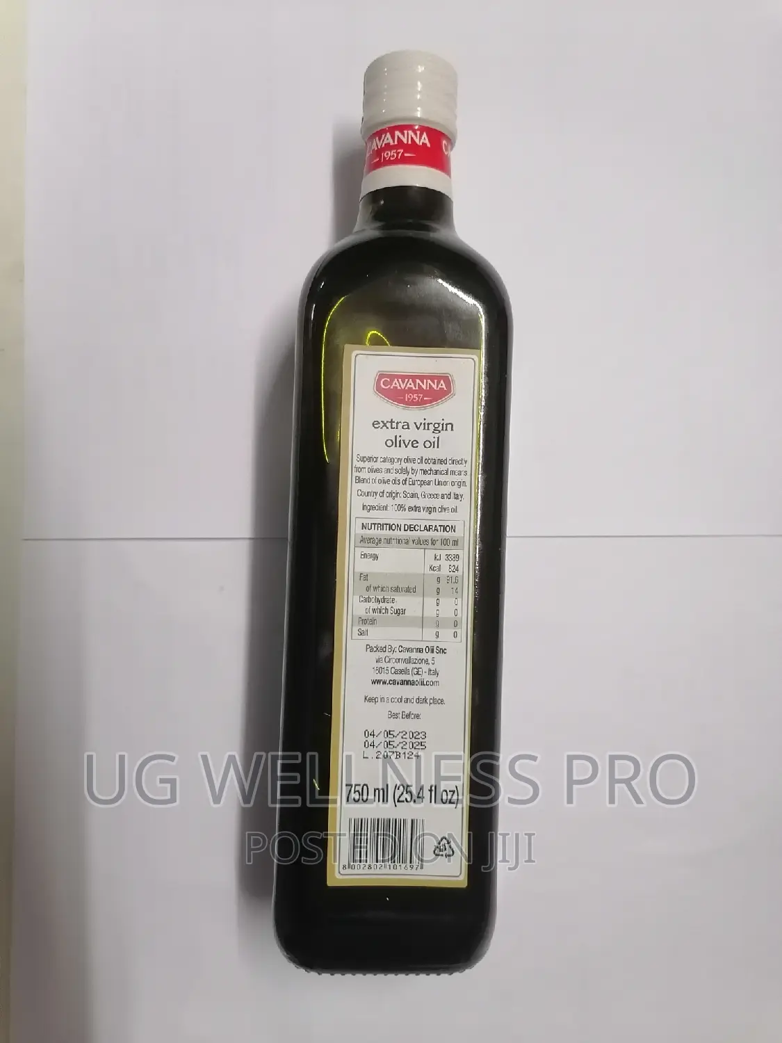 Cavanna Extra Virgin Olive Oil 750ml