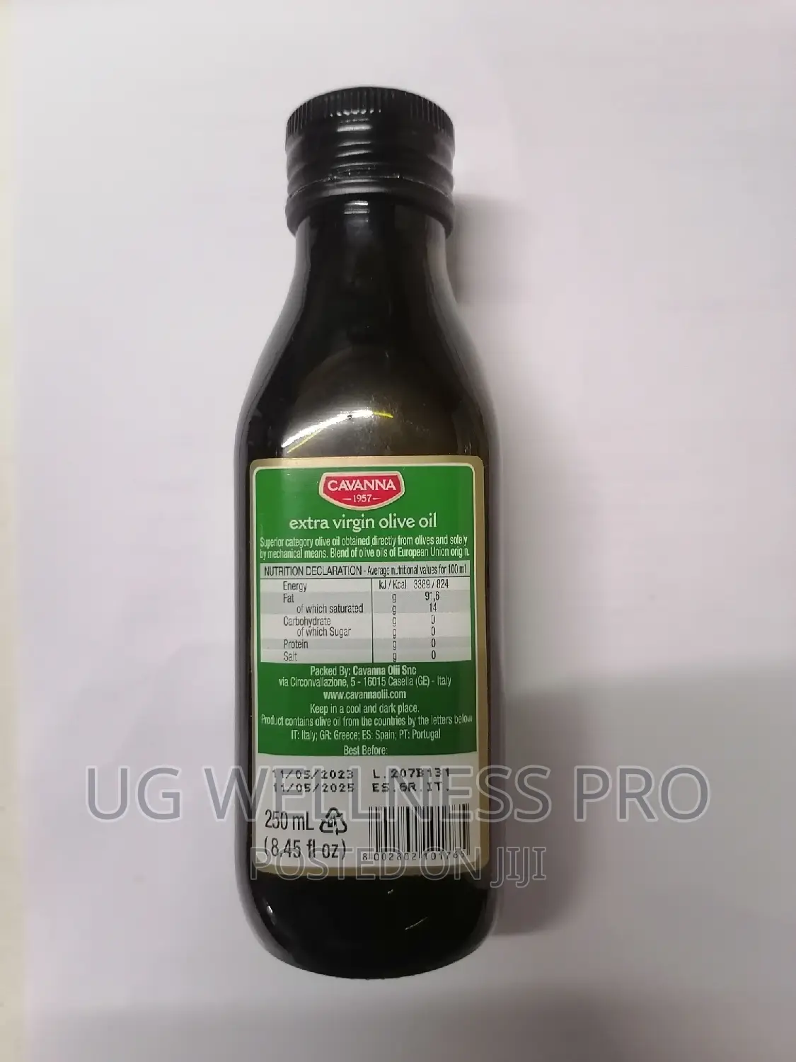 Cavanna Extra Virgin Olive Oil 250ml