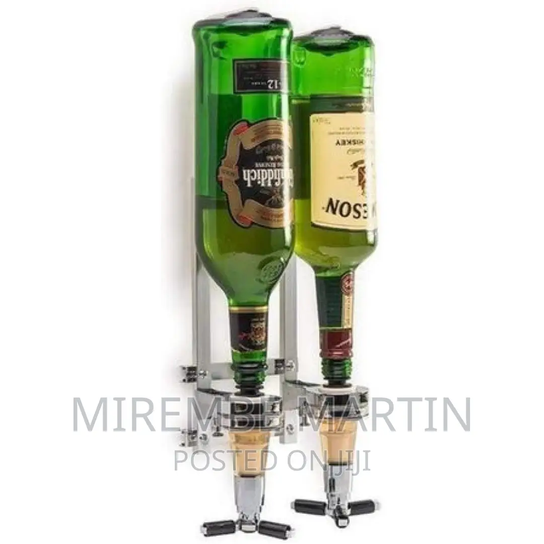 Bar Butler Double Shot Tot Liquor Dispenser – Silver