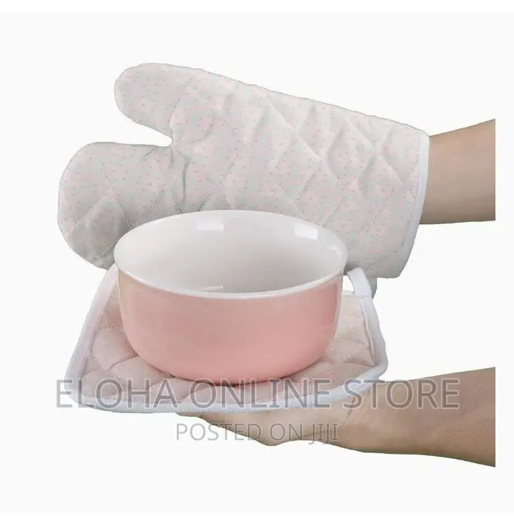 2 PCS/Set Baking Mitten Heat- Anti Scalding Oven Gloves
