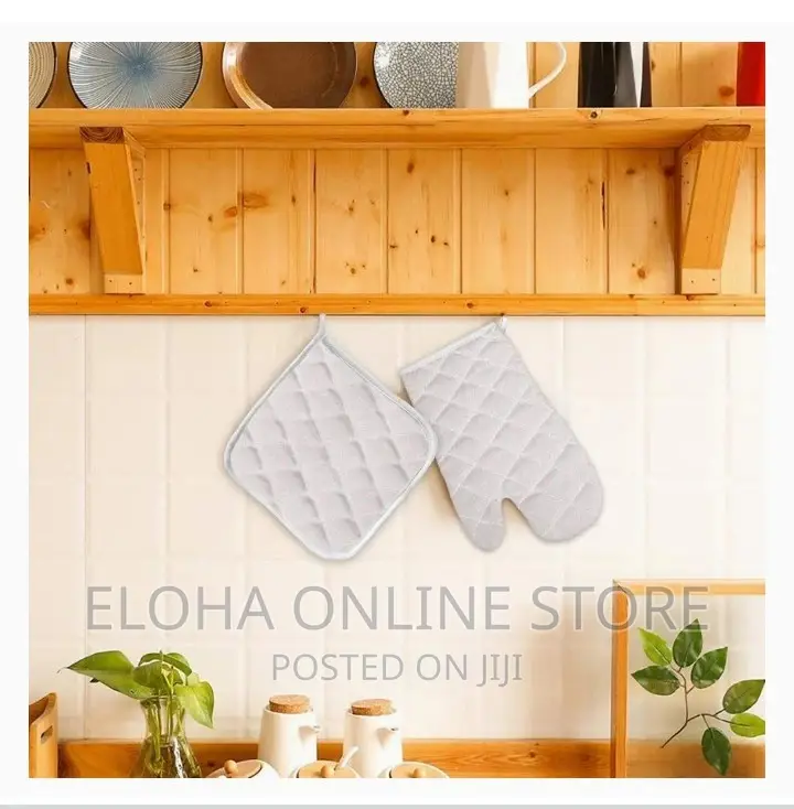 2 PCS/Set Baking Mitten Heat- Anti Scalding Oven Gloves
