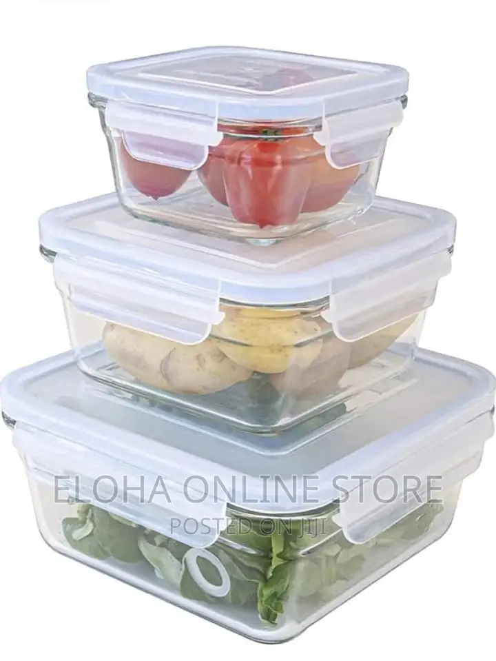 3pcs Glass Dish