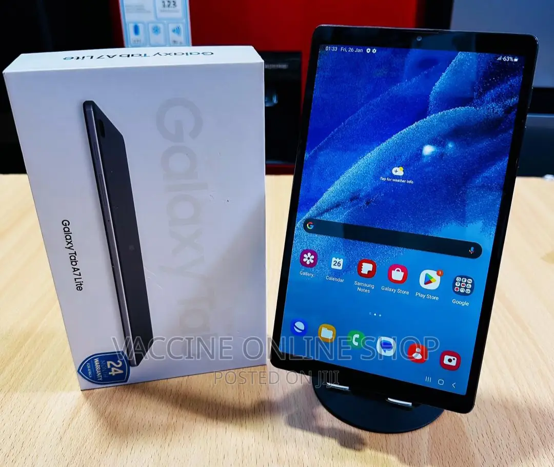 New Samsung Galaxy Tab A7 Lite 32 GB Black