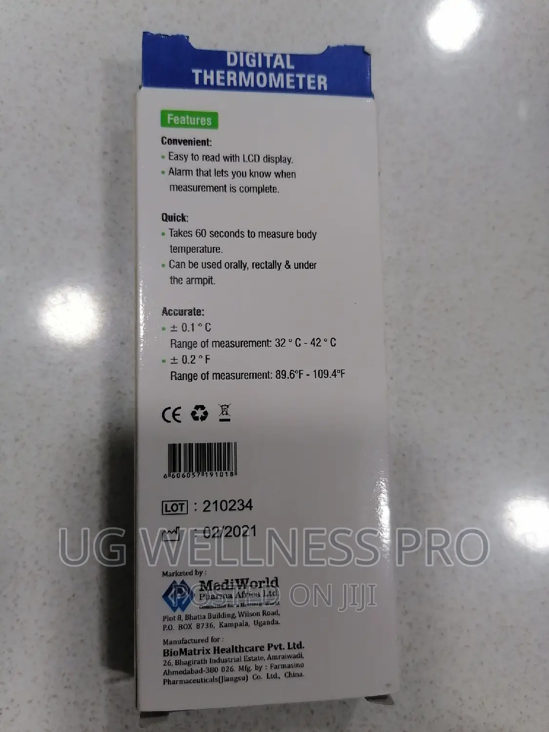 Digital Thermometer With Alarm