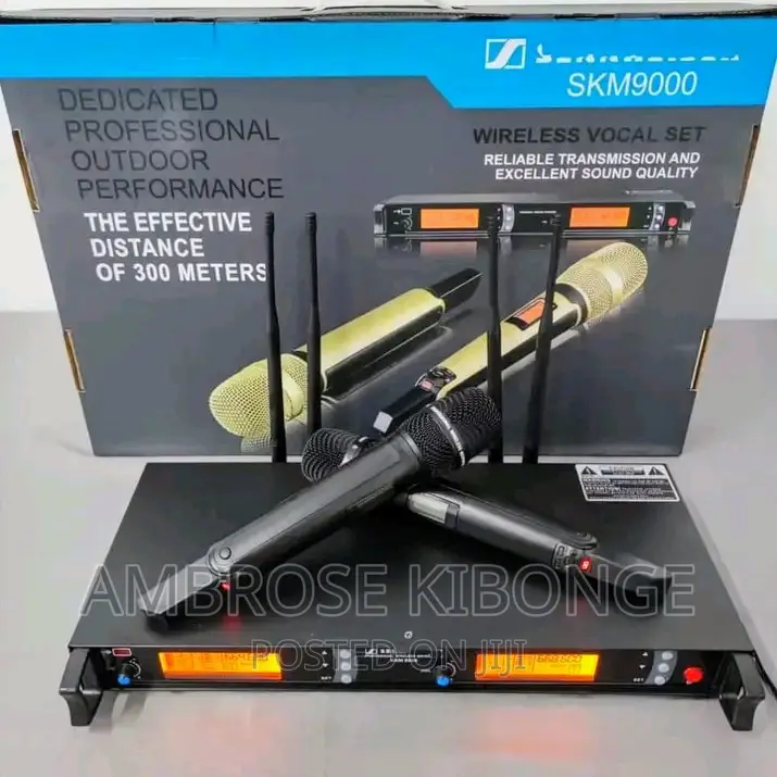 Clear Sound Sennheiser SKM9000 Black Pair Microphone System.