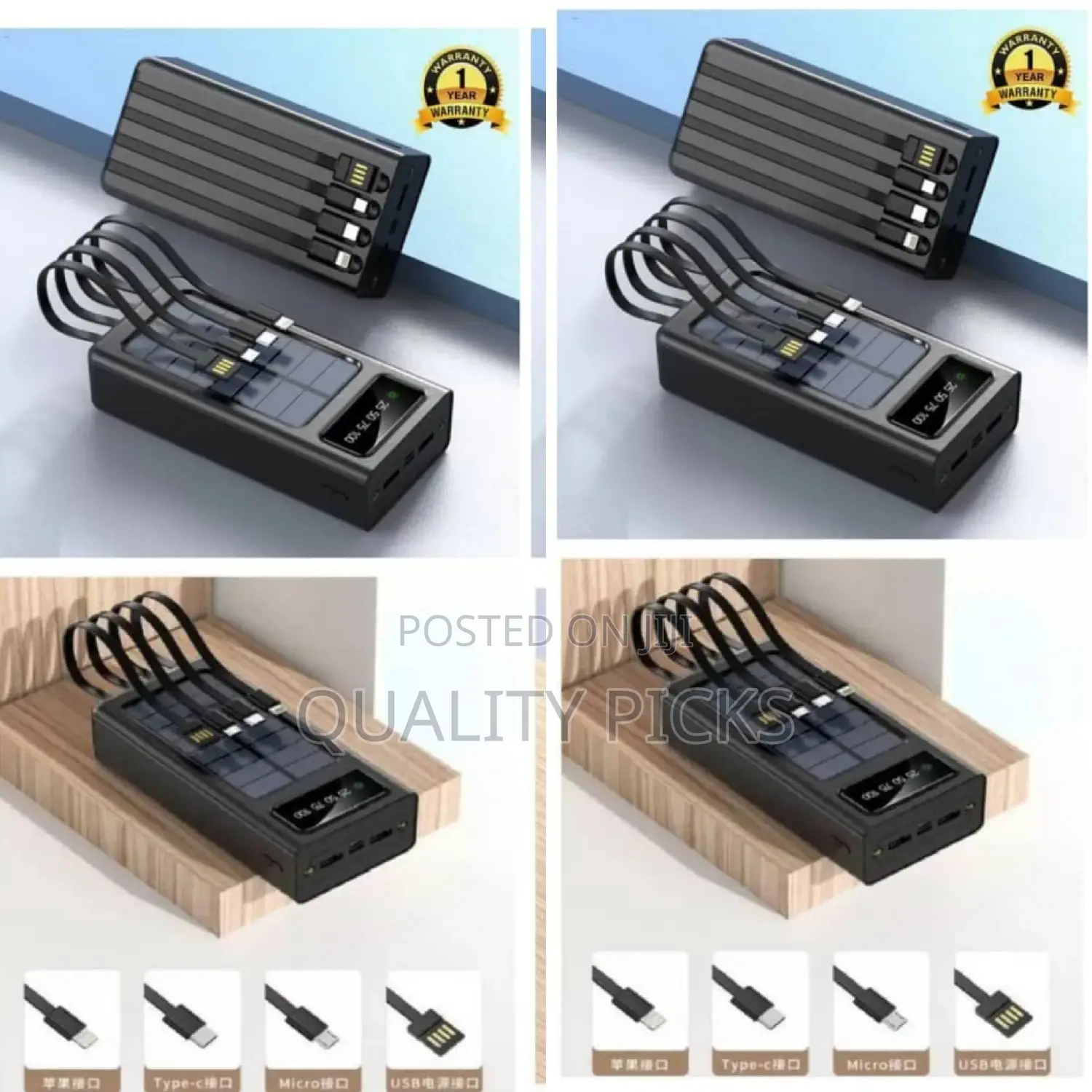 20000vt Black Power Bank