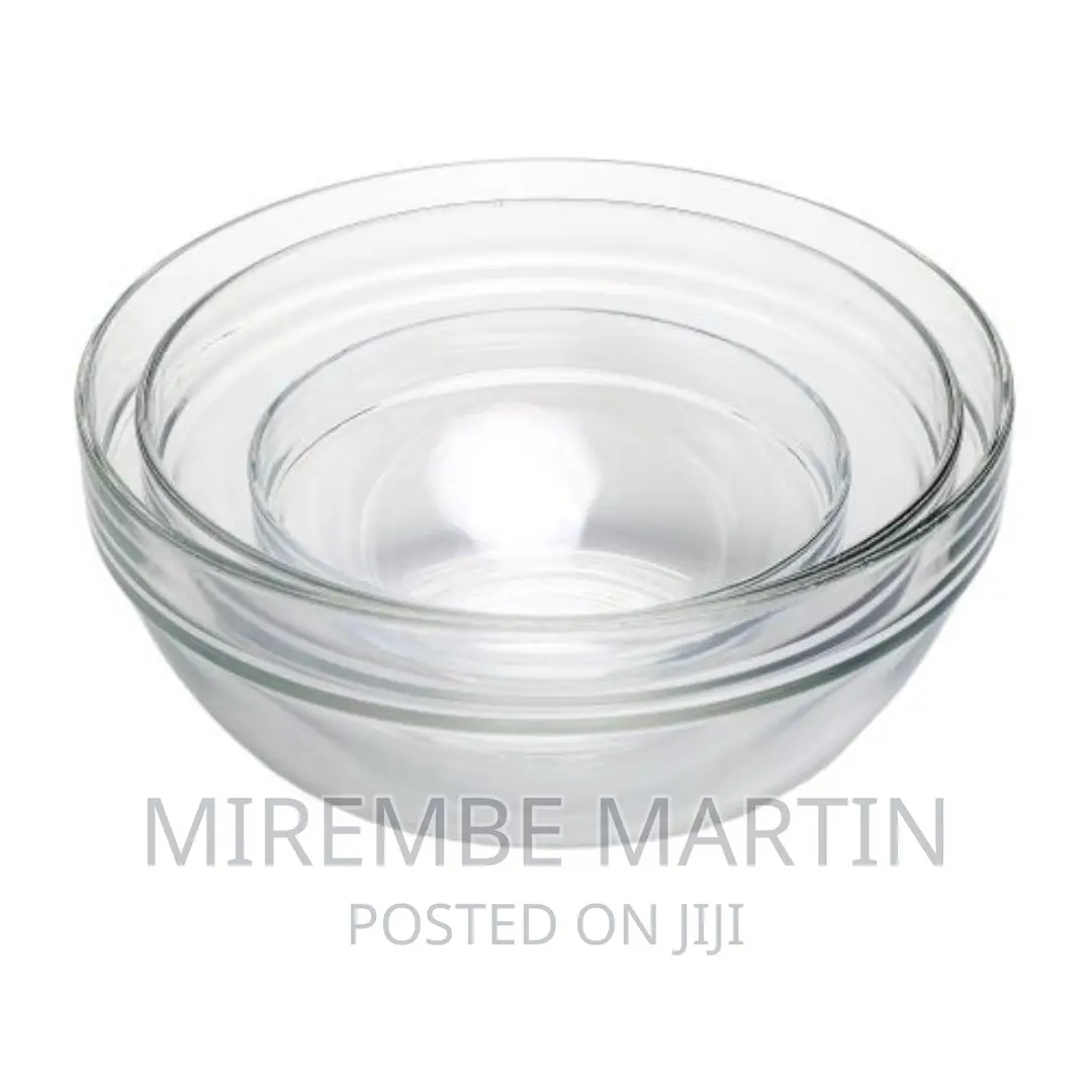 Luminarc 3 Piece Oven Mixing Bowl Glass Set,