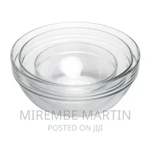Luminarc 3 Piece Oven Mixing Bowl Glass Set,