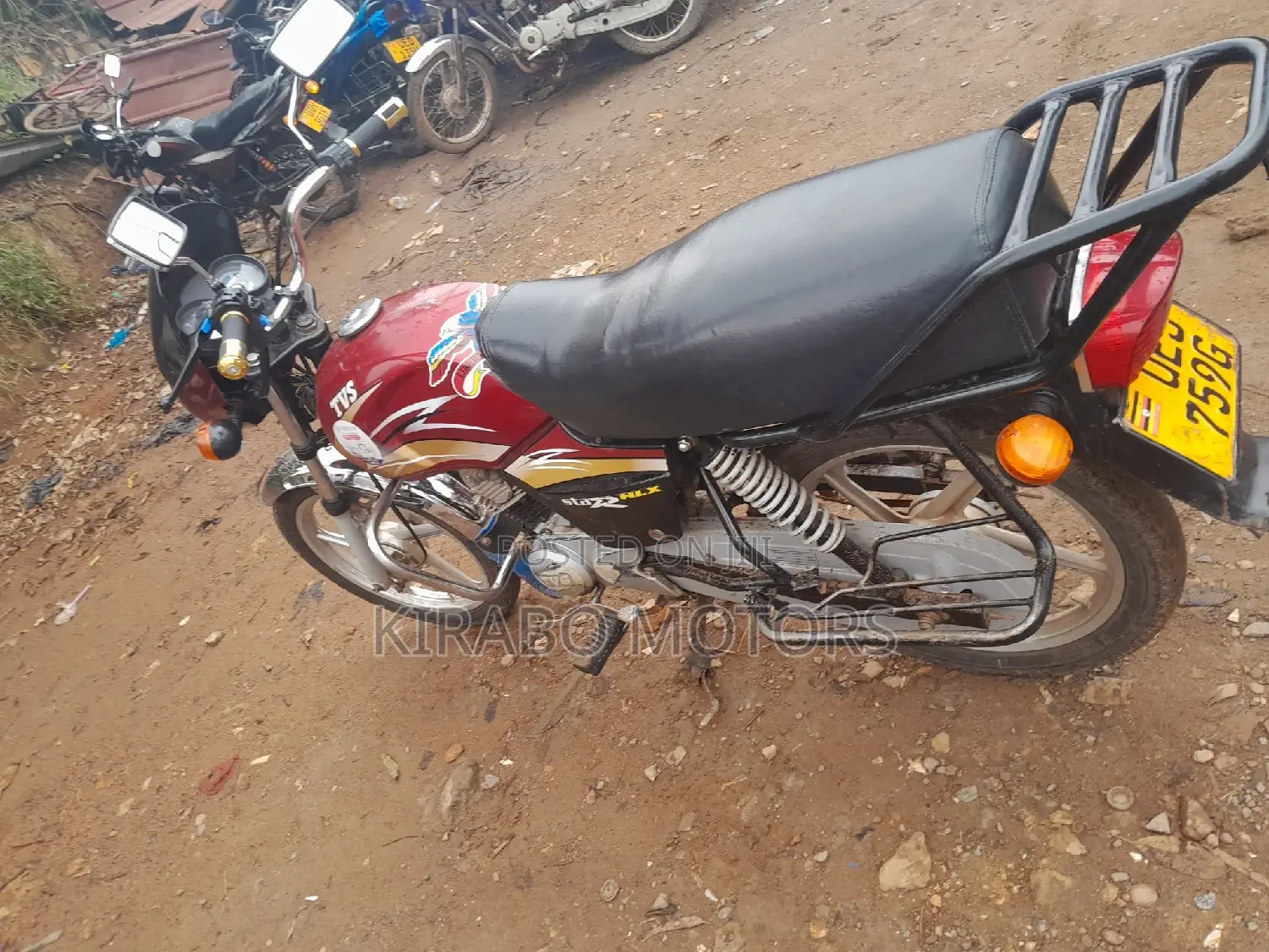TVS XL 100 2019 Red