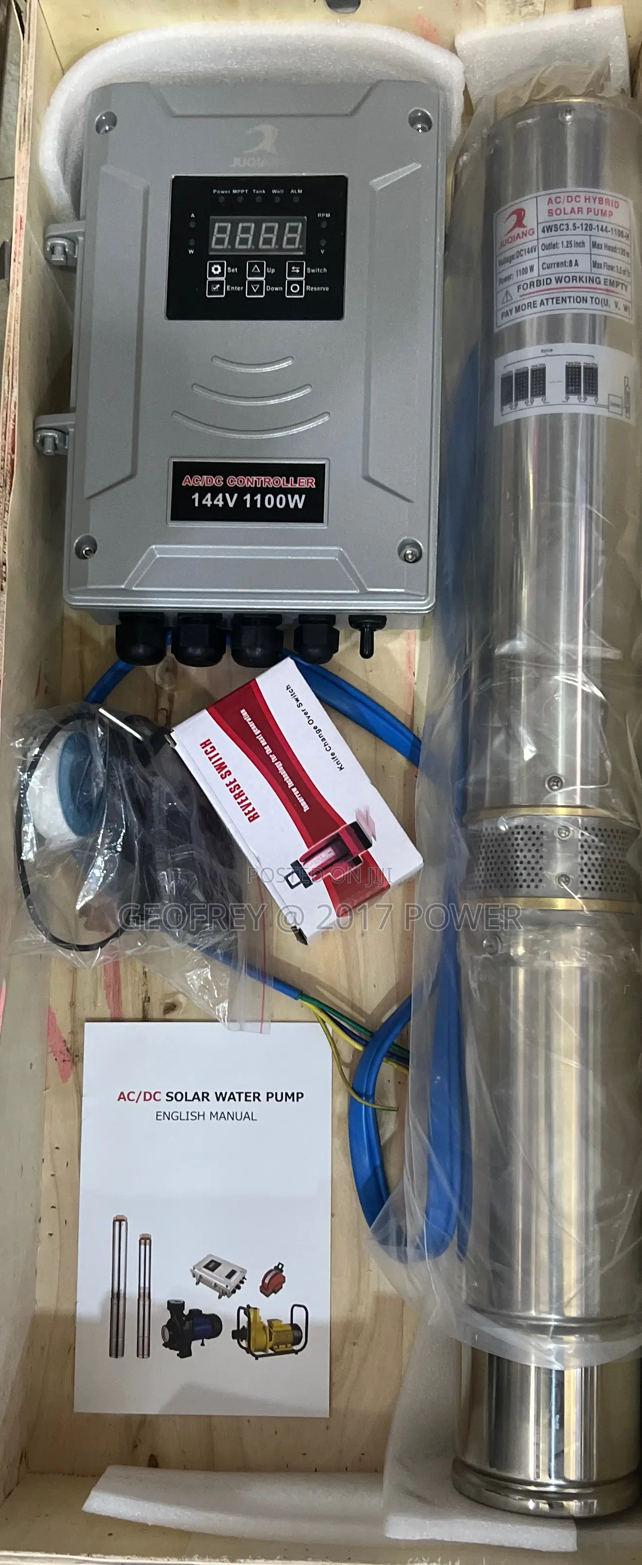 Solar Submerssible Water Pump 120m Head Original