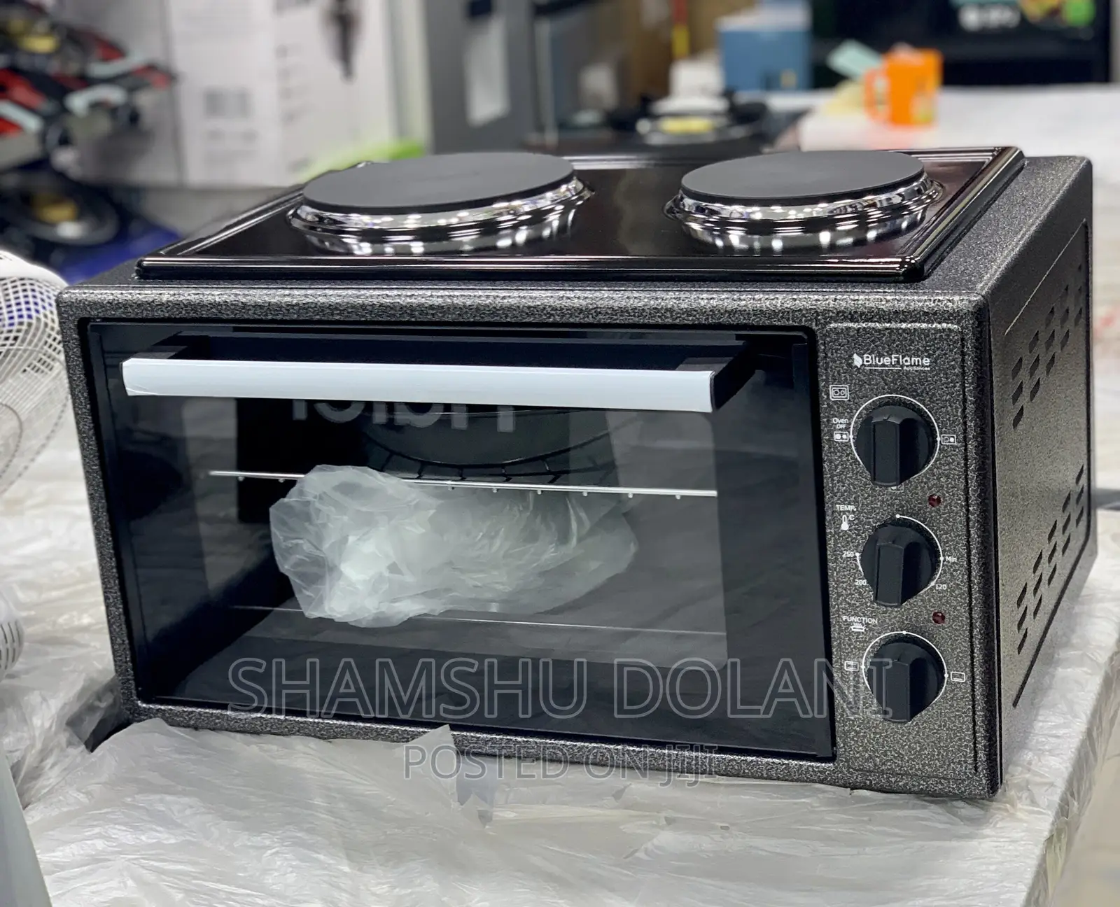 Electric Oven With Hot Plate