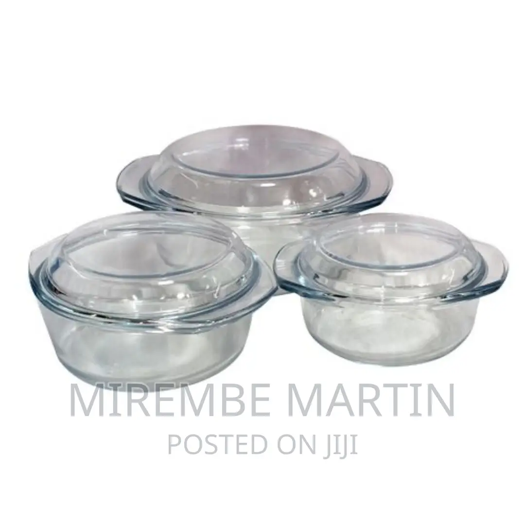 Glass Mexxi 6pcs Round Glass Casserole Set/Serving Dishes