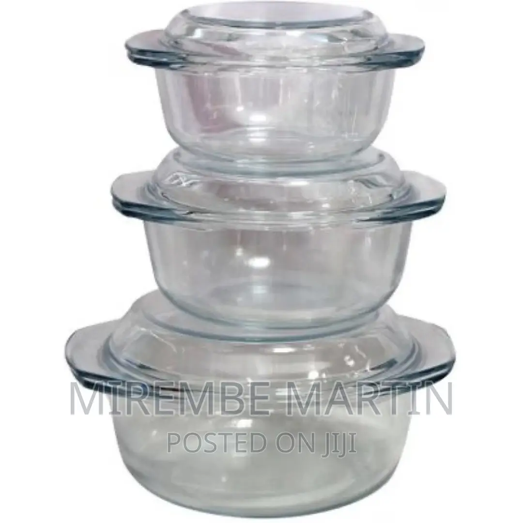 Glass Mexxi 6pcs Round Glass Casserole Set/Serving Dishes