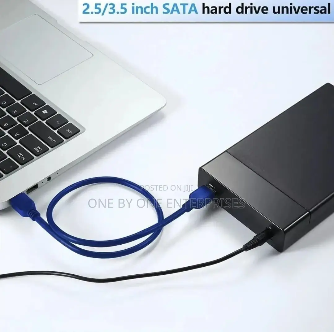 2 in 1 3.0 External Hard Drive Enclosure for 3.5/ 2.5
