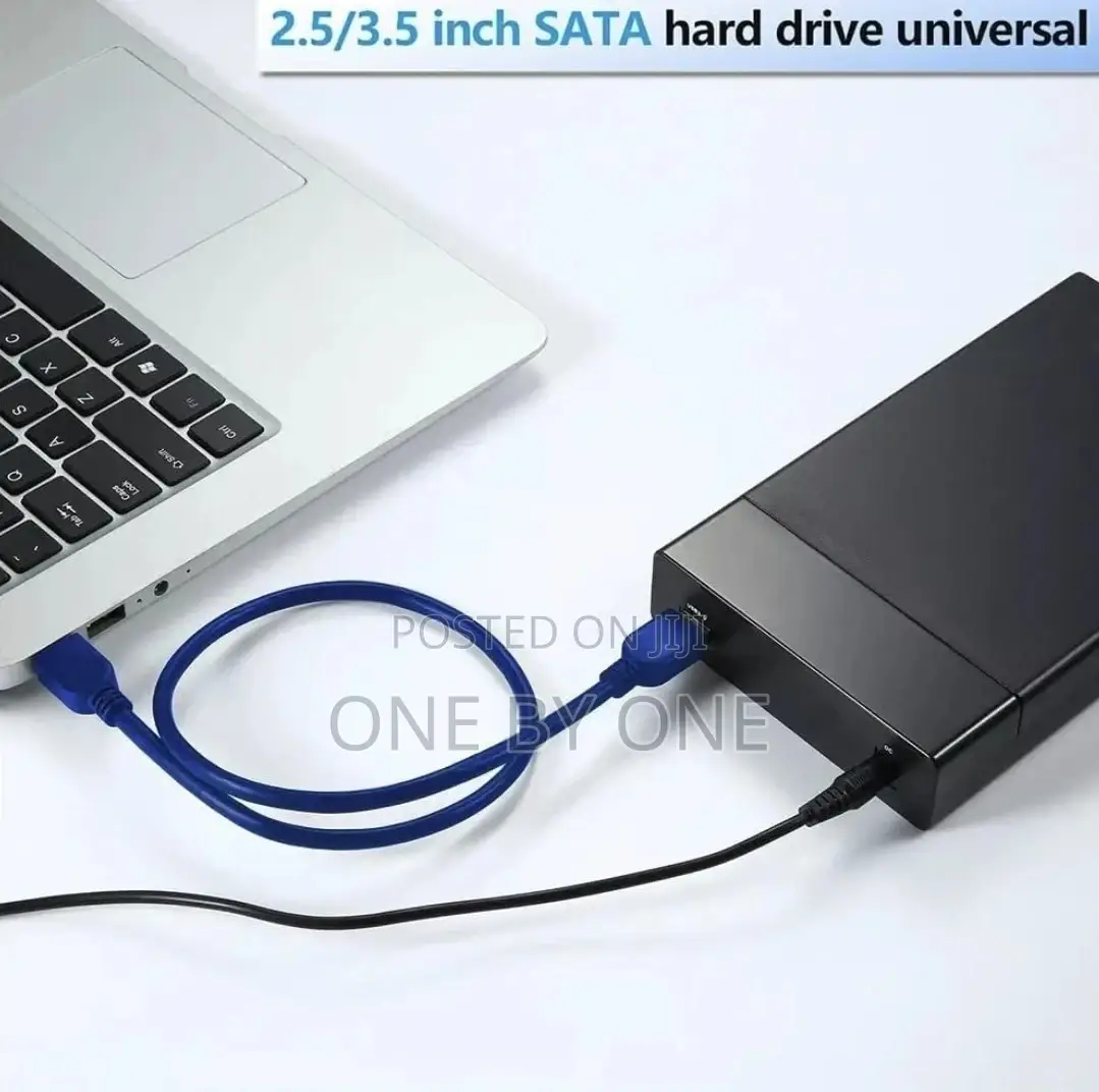 2 in 1 3.0 External Hard Drive Enclosure for 3.5/ 2.5
