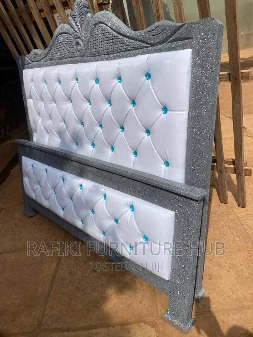 Leather Bed / Classy / 4by6 / Wooden Bed / Best Furniture