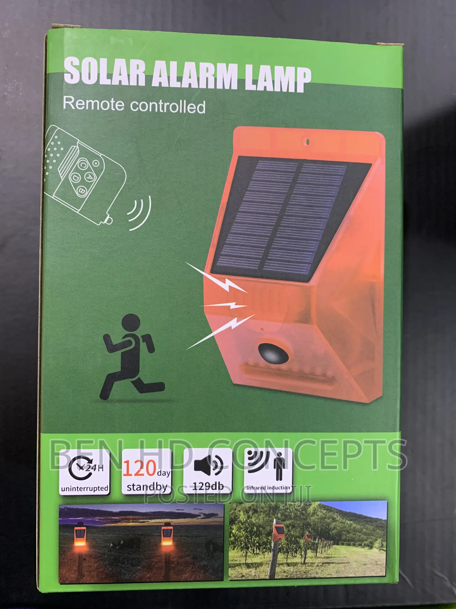 Solar Alarm Lamp