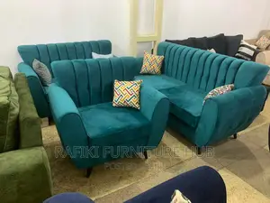 Sofa Set / 5 Seaters / Chairs /Furniture / Best / Fabric