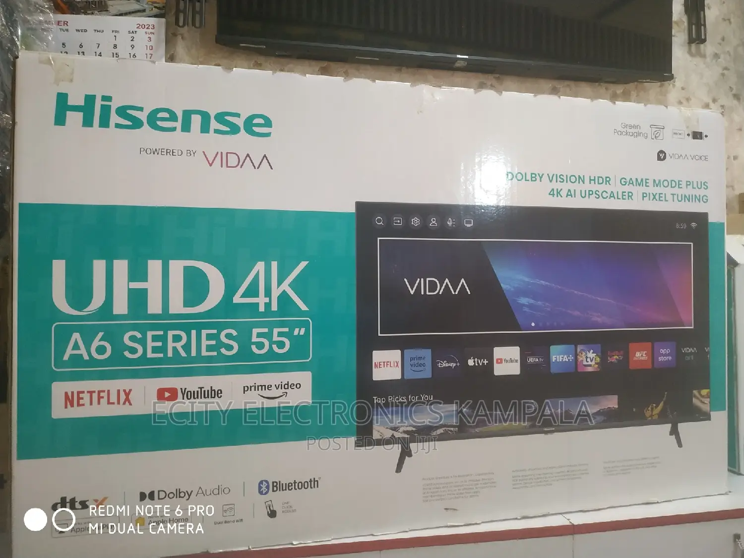 Uhd TV Hisense Smart 55"Inch