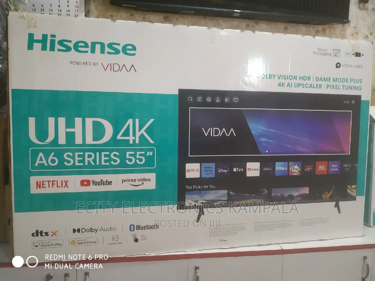 Uhd TV 55"Inch Hisense