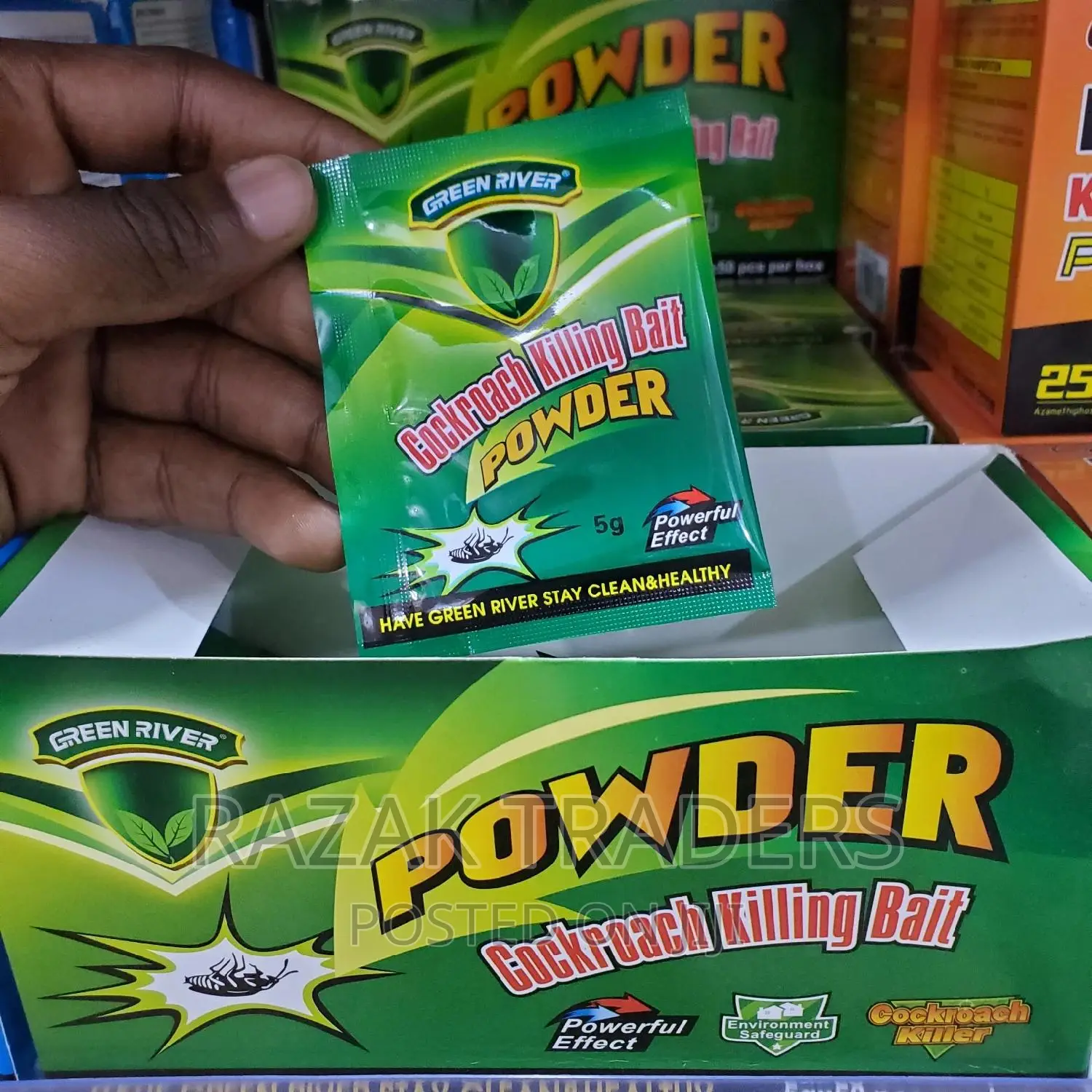 50pcs Cockroach Killing Bite Powder