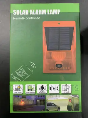 Solar Alarm Lamp