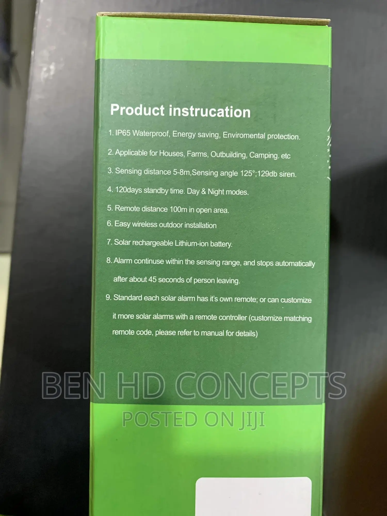 Solar Alarm Lamp