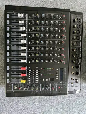 Powered USB 8chan Mixing Console Effects Processor Amp-Mixer