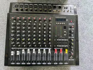 Powered USB 8chan Mixing Console Effects Processor Amp-Mixer