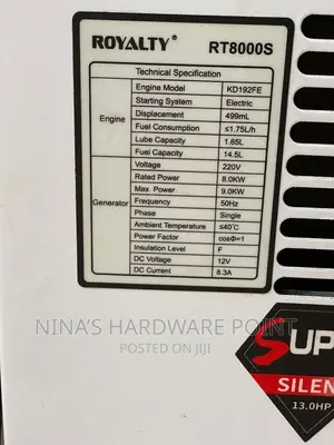 Generator 9kw Box Body (Silent) Japan