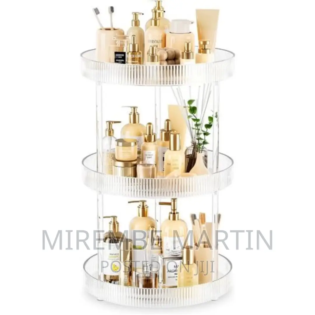 360° Rotating Storage Vanity Spinning Tray