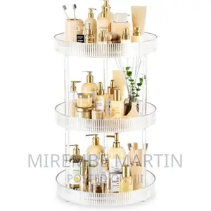 360° Rotating Storage Vanity Spinning Tray