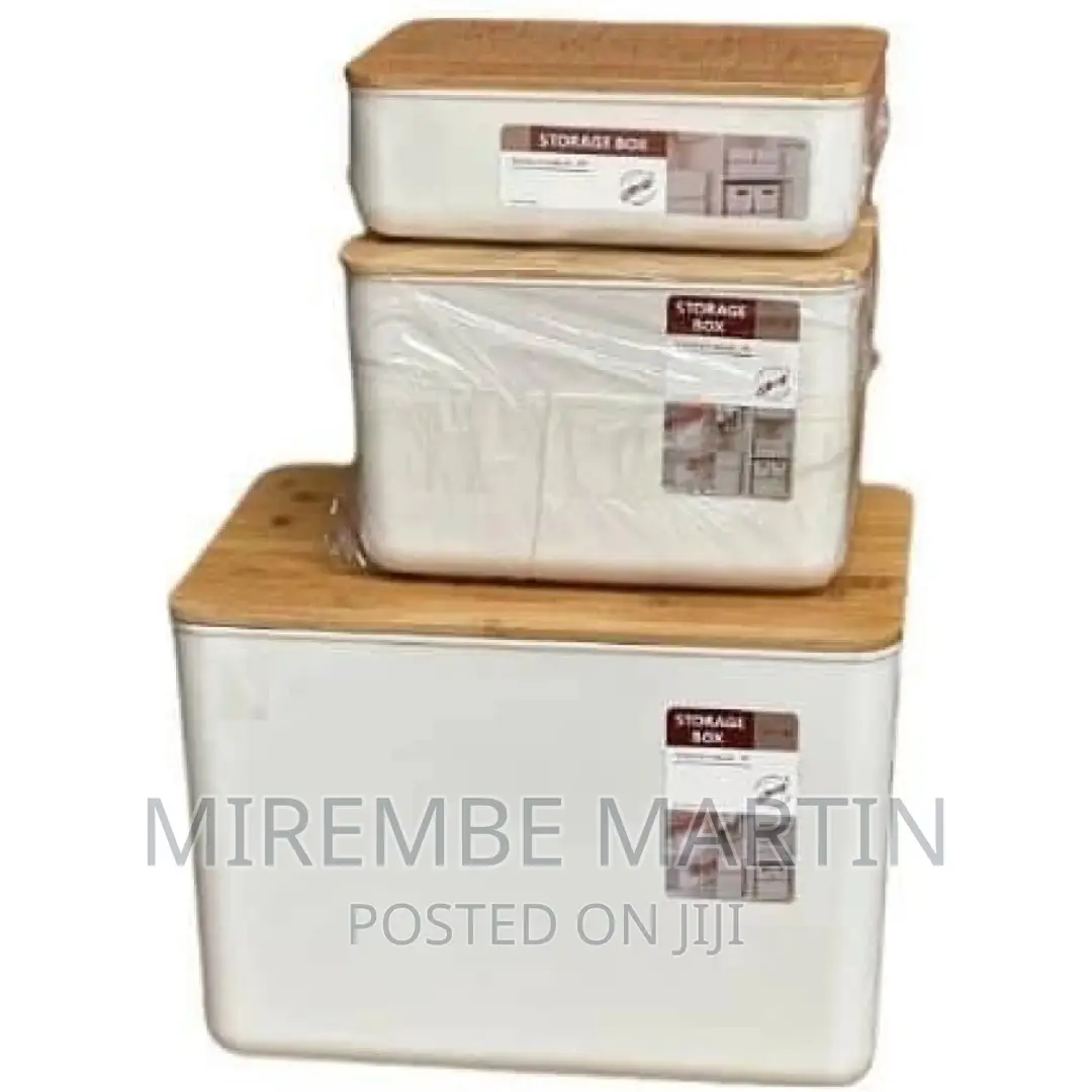 3 Pack Plastic Storage Bins