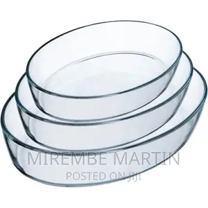 3 Pieces of Glass Baking Dishes