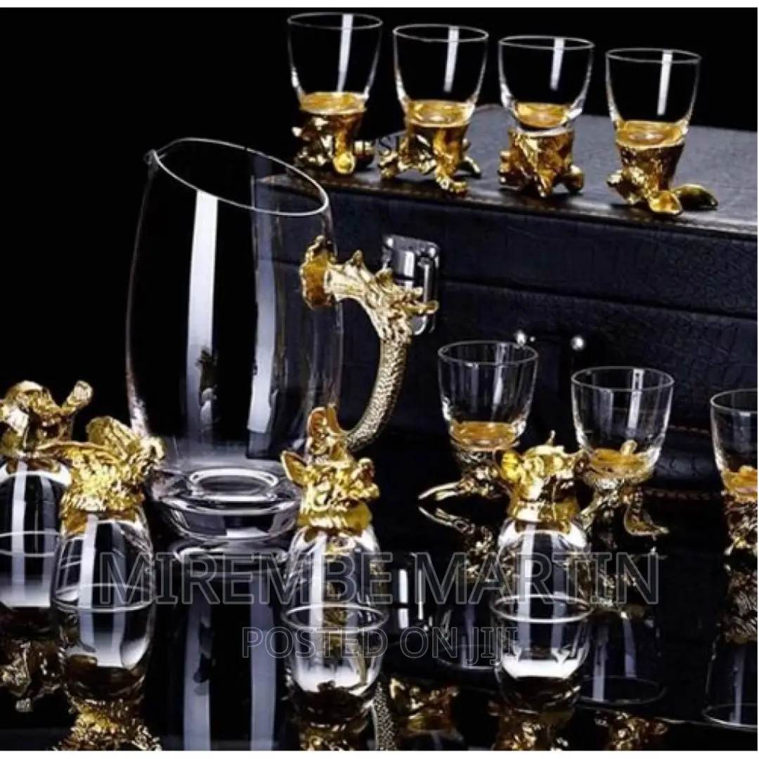 Wine Carafe Twelve Zodiac Signs Tumblers Glasses