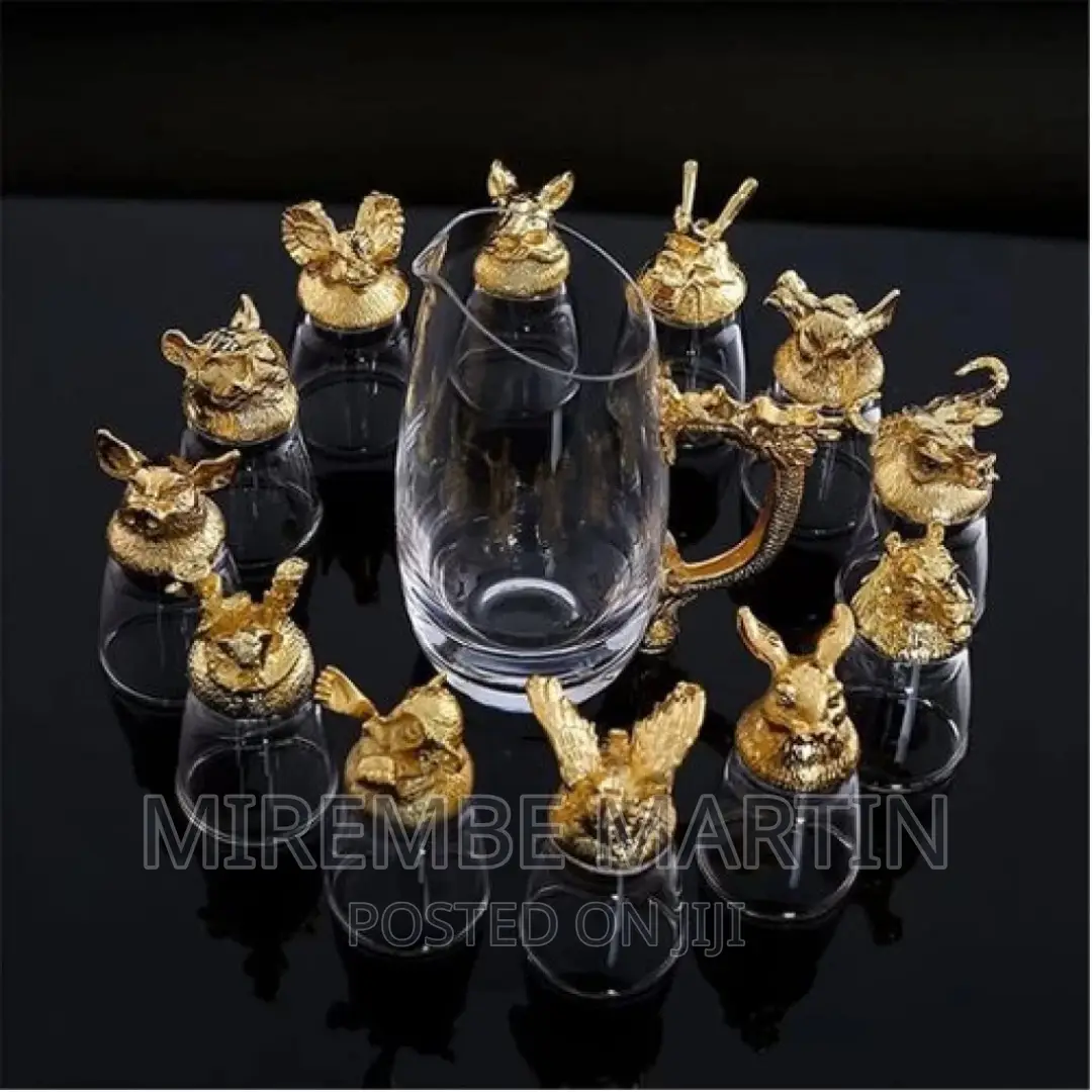 Wine Carafe Twelve Zodiac Signs Tumblers Glasses