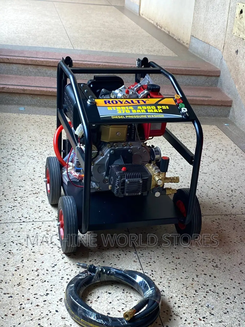 Diesel High Pressure Washer 370bar (4900psi) Royalty Japan