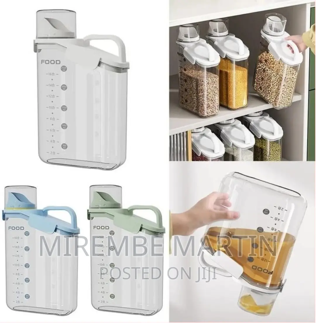 Cereal Containers Storage Dispenser, Airtight Dry Food Store