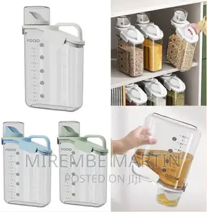 Cereal Containers Storage Dispenser, Airtight Dry Food Store