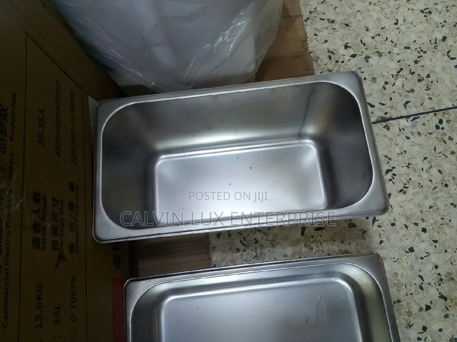 Insert Stainless Steel Dishes