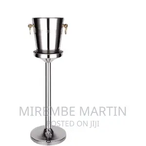 Commercial Stainless Steel Ice Bucket Stand Holder