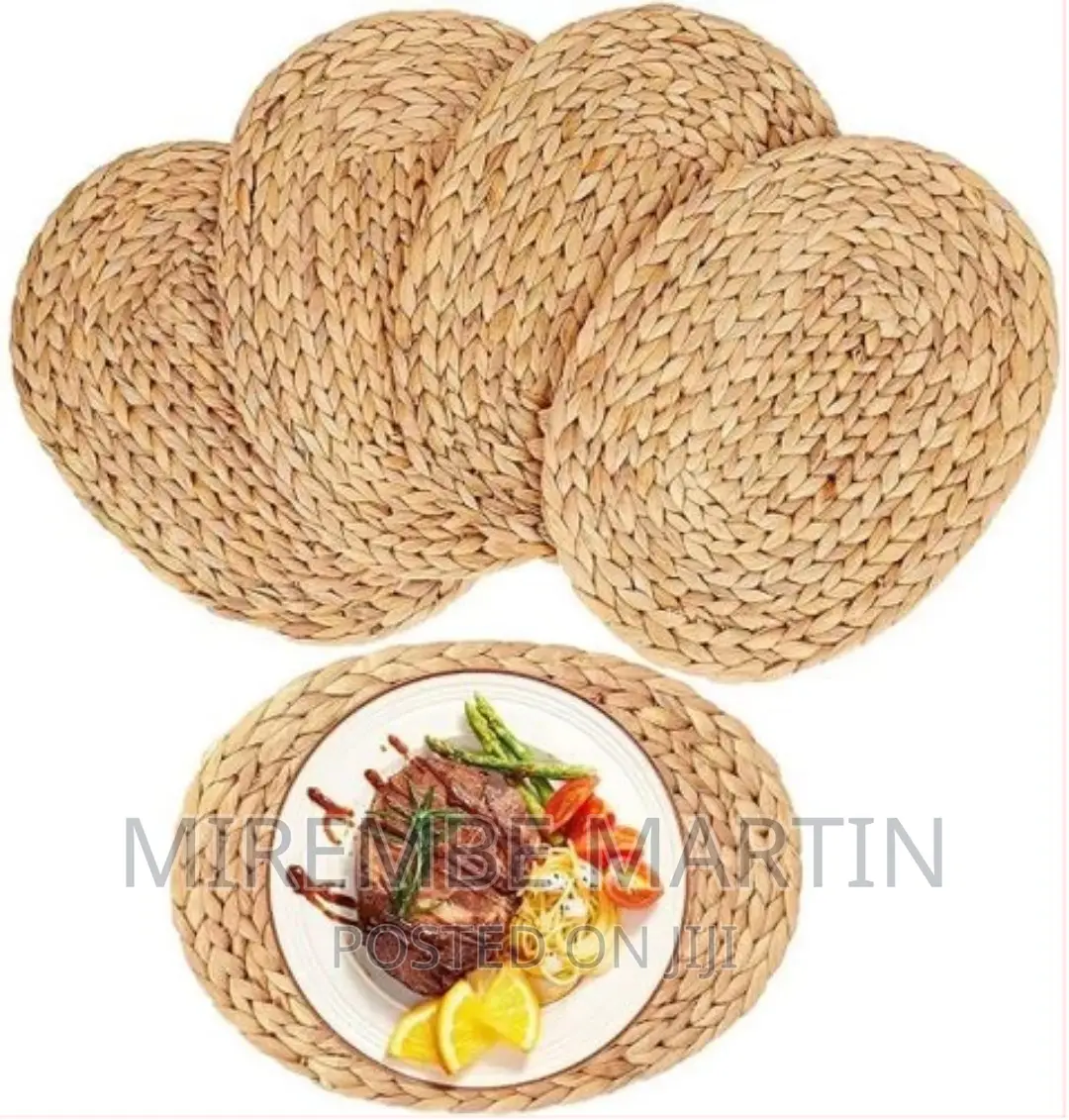 6 Pieces OF Oval Woven Placemats