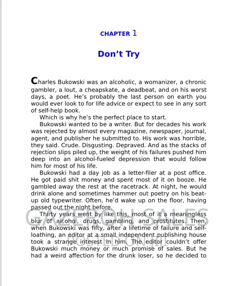 The Subtle Art Of Not Giving A Fuck Ebook (Softcopy)