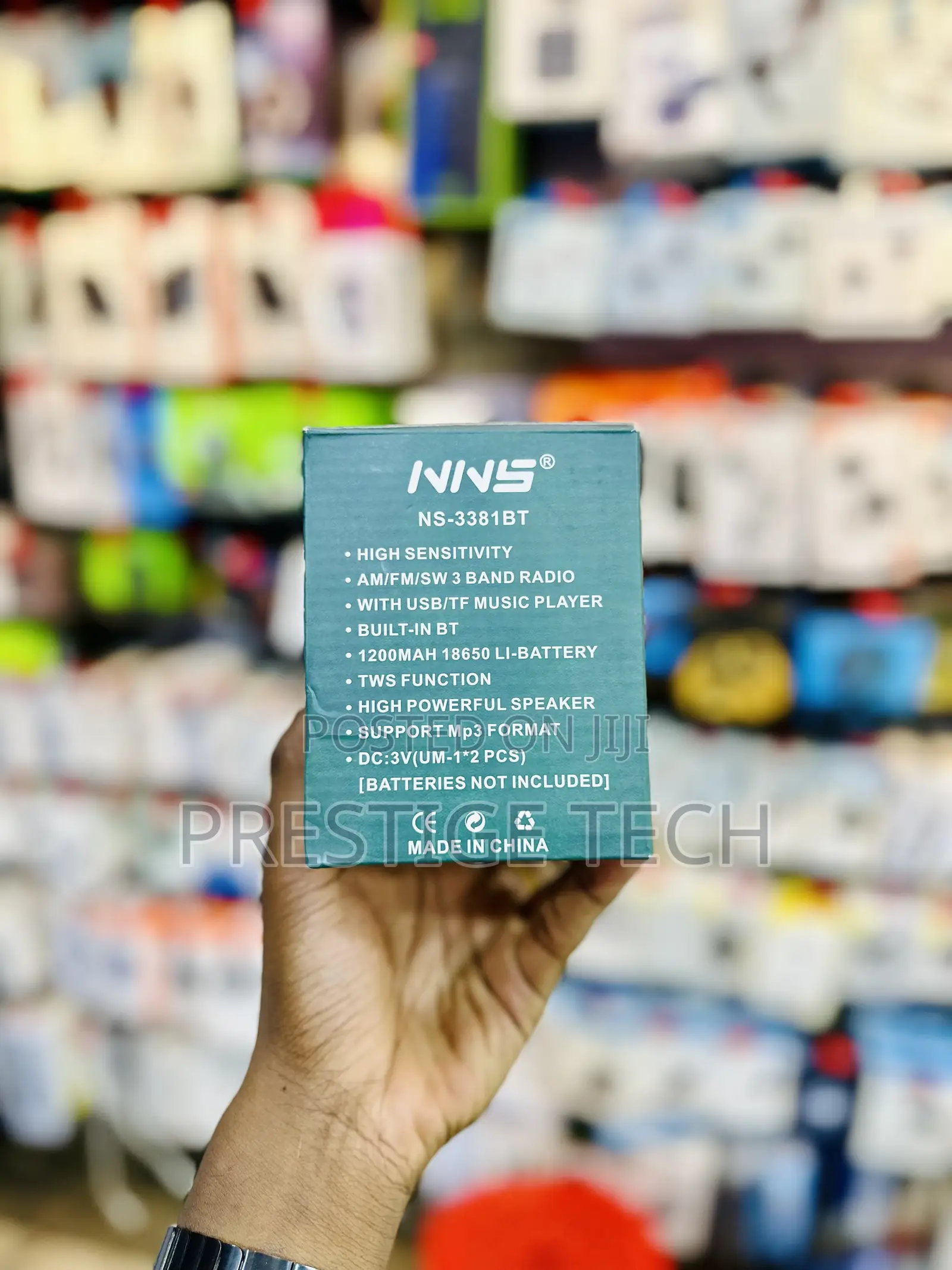 NNS-3381BT Radio Bluetooth Speaker With USB Music Player