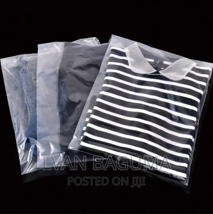 Packaging Polythene Bags for Clothes, Other Items - 100 PCS