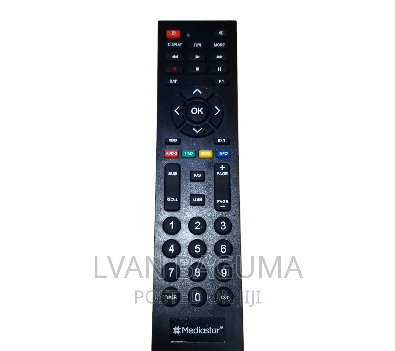 Mediastar Decoder Remote