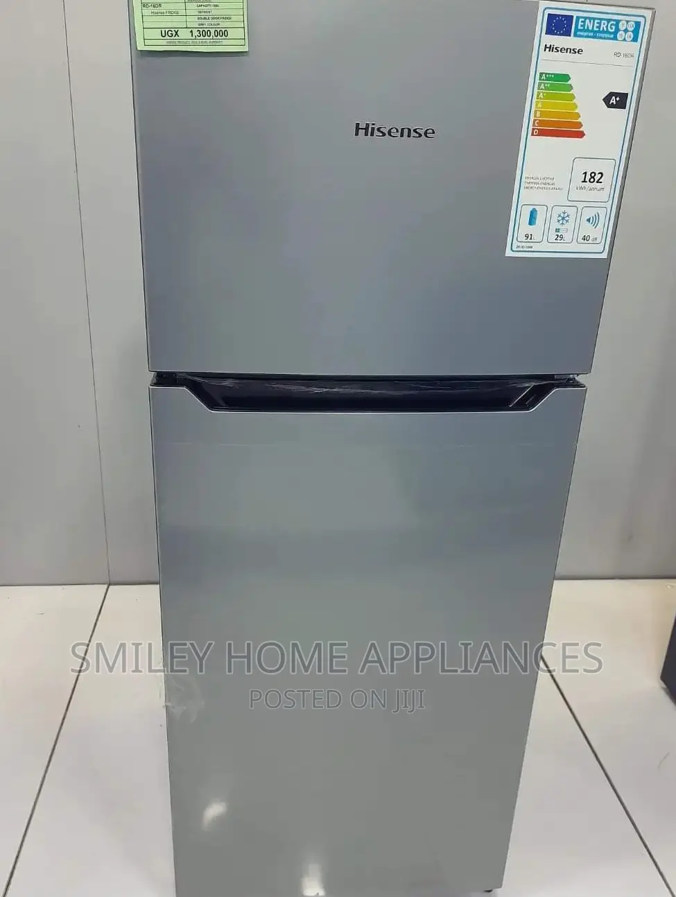 Hisense 160ltrs Double Door Refrigerator