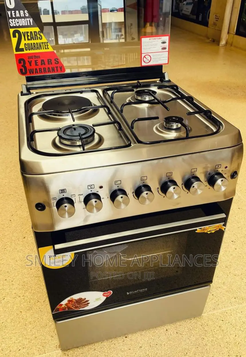 Blueflame Silver 60 by 60 Gas Cooker